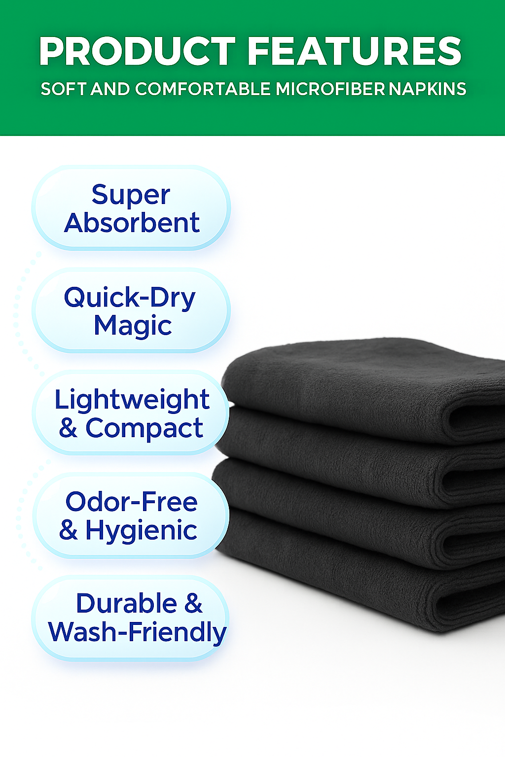 napkin CHARCOAL MIST