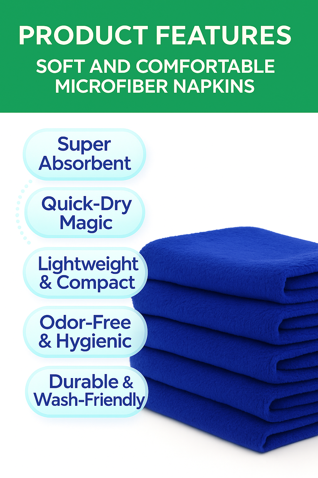 napkin Royal Blue Saphire